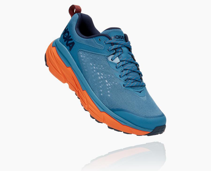 Zapatillas Trail Hoka One One Hombre - Challenger Atr 6 - Azules - UPN213064